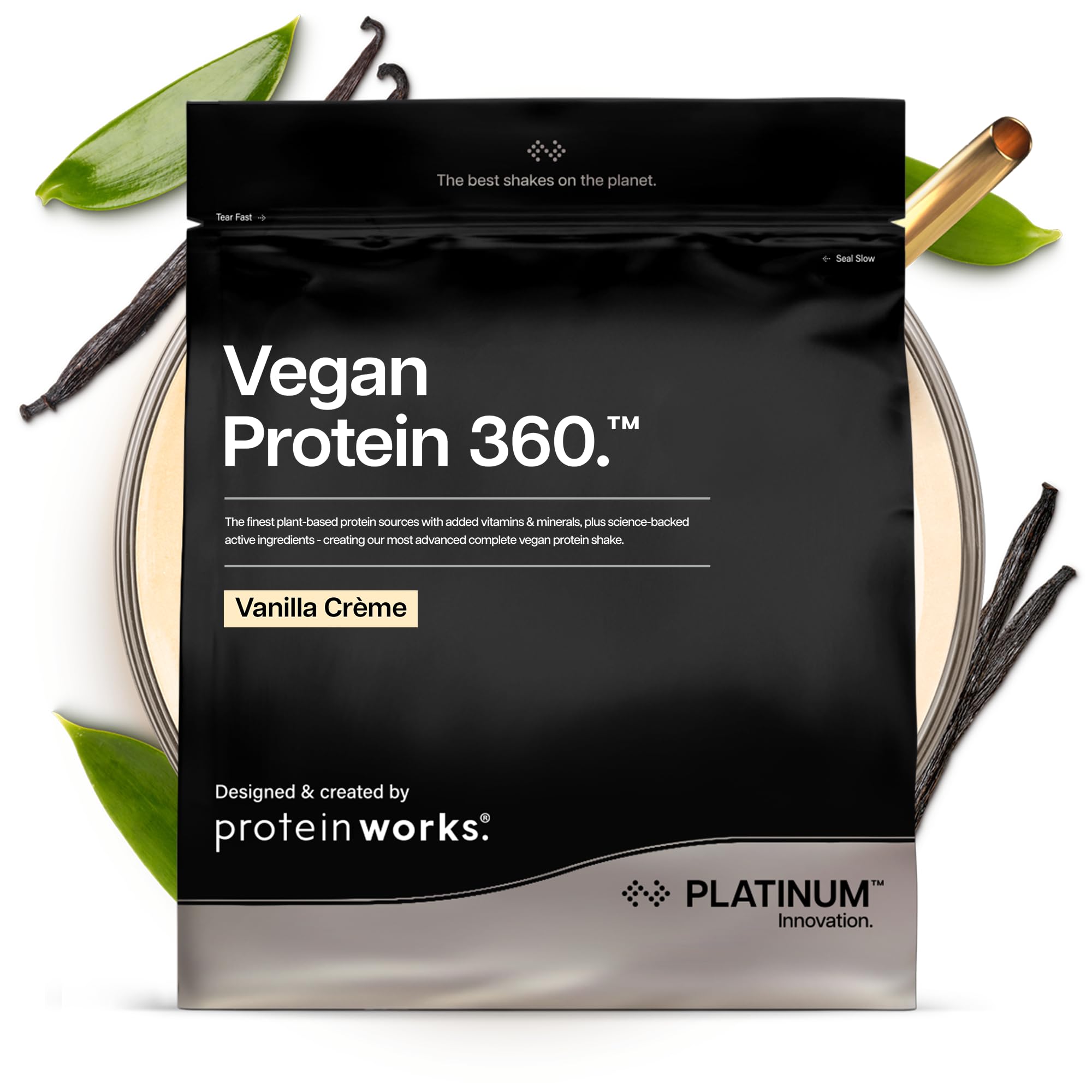 Vegan Extreme | Added Vitamin Blend | Vegan Powder | Plant Based Shake | 28 Servings | Vanilla Crème | 1kg
