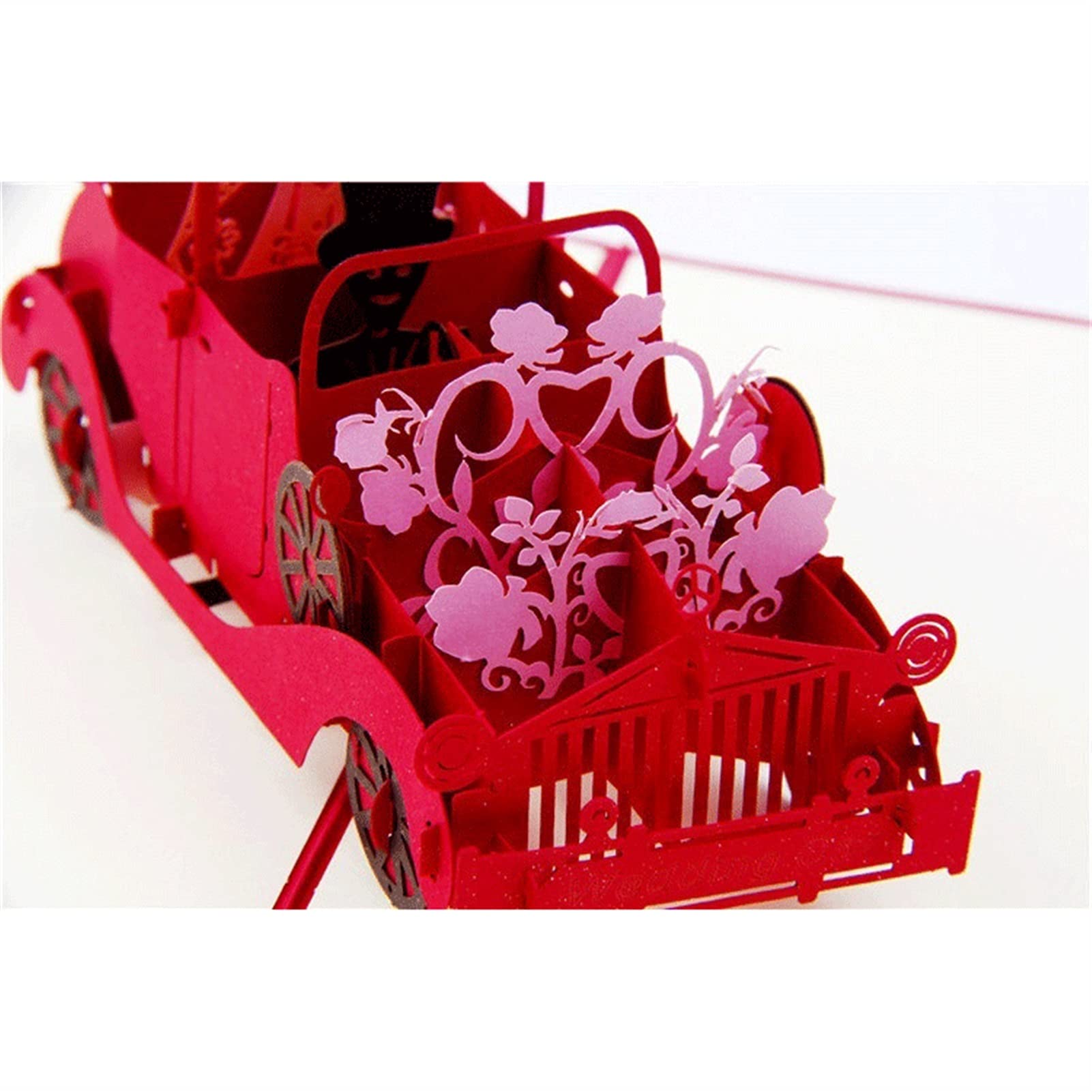 Geburtstagskarten Überraschungsgeschenk 3D-Pop HOCH Hochzeitseinladung Grußkarten Geschenke zum Valentinstag Hochzeitstag Geburtstags-Party-Postkarten drücken Sie Ihre innere Liebe aus Geburtstagskart