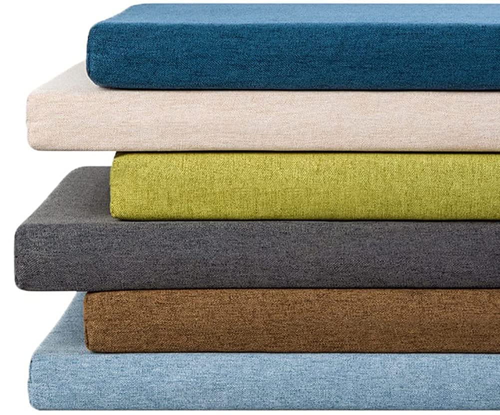 Coussin de banc de jardin épais rembourrage de qualité supérieure gris foncé