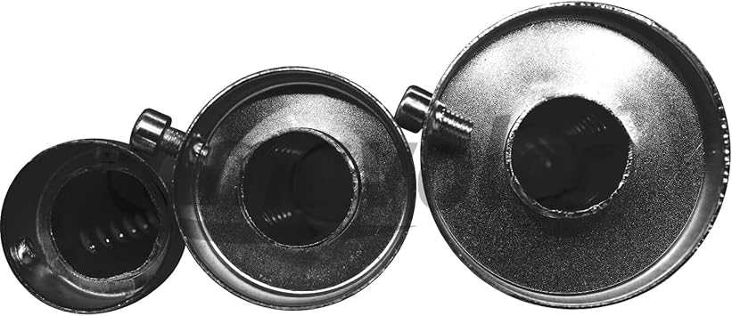 Motorcycle Exhaust Silencer Motorbike Muffler Insert Baffle Silencer Universal (black-48mm)