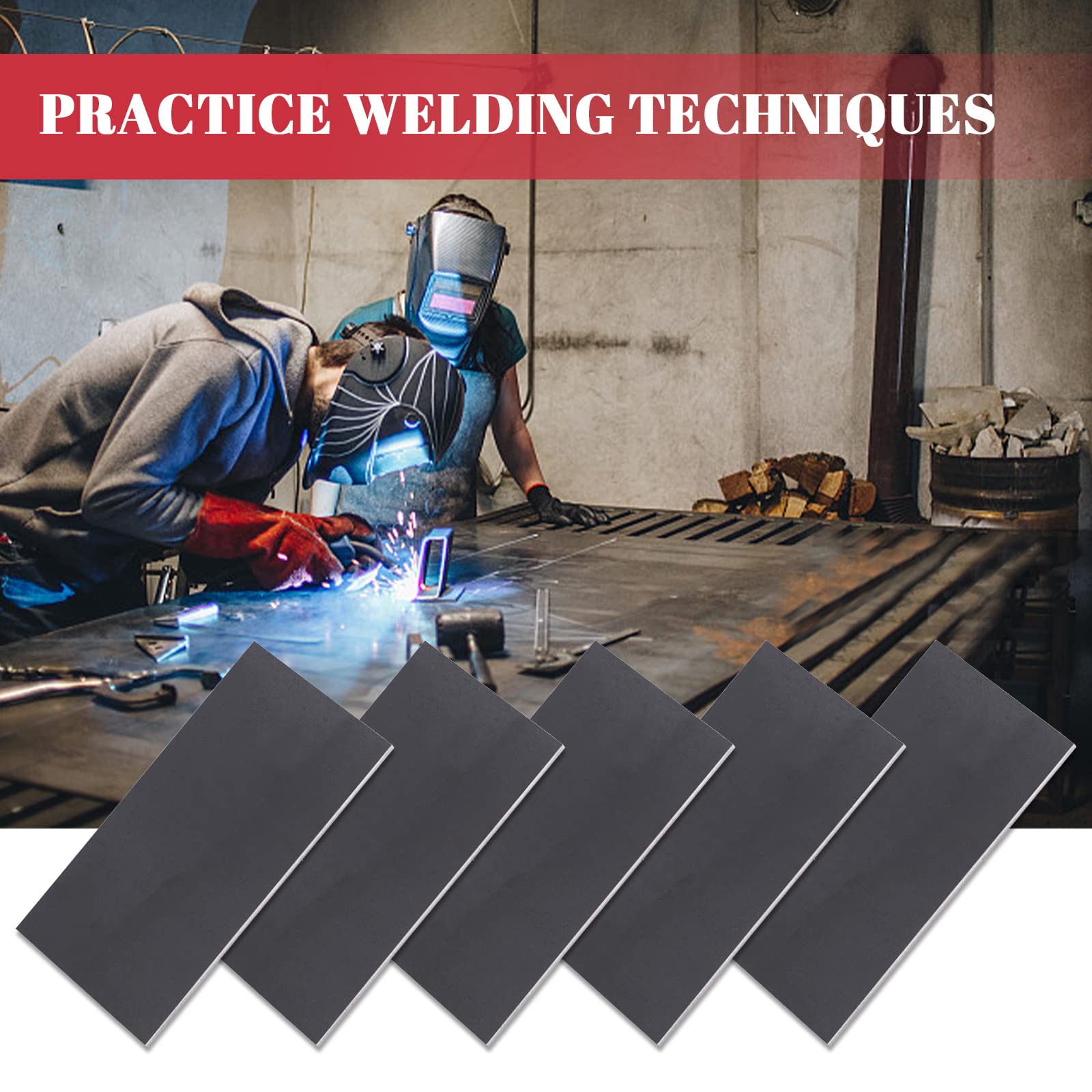 Hilitchi 5Pcs 11 Gauge 2x4 Inch Welding Plate - Image 4