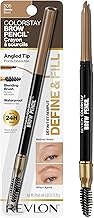 Revlon ColorStay Eyebrow Pencil with Spoolie Brush, Waterproof, Longwearing, Angled Tip Applicator for Perfect Brows, 205 Blonde, 0.021 oz
