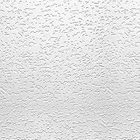 USG Interiors 4240 Tivoli Textured Ceiling Tiles 12x12 Inch Pack of 32 - Easy Staple-Up Wood Fiber Panels