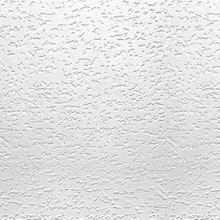 USG Interiors 4240 Tivoli Textured Ceiling Tiles 12x12 Inch Pack of 32 - Easy Staple-Up Wood Fiber Panels