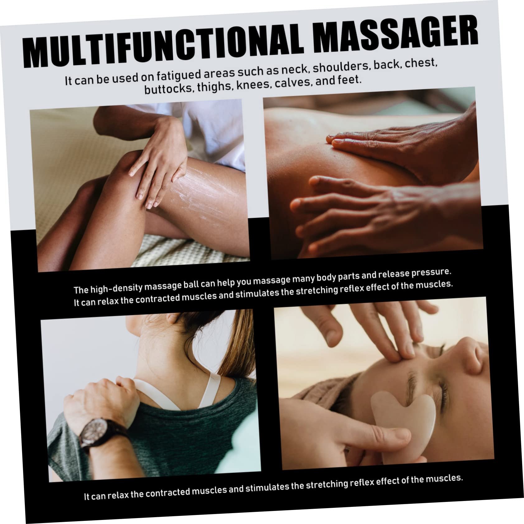 FRCOLOR 1pc Massage Ball Feet Massager Essential Oil Foot Massager Lacrosse Massager Resin Tools Body Massage Muscle Relaxing Tool Muscle Massage Tool Body Relax Massager Set Sole of Foot