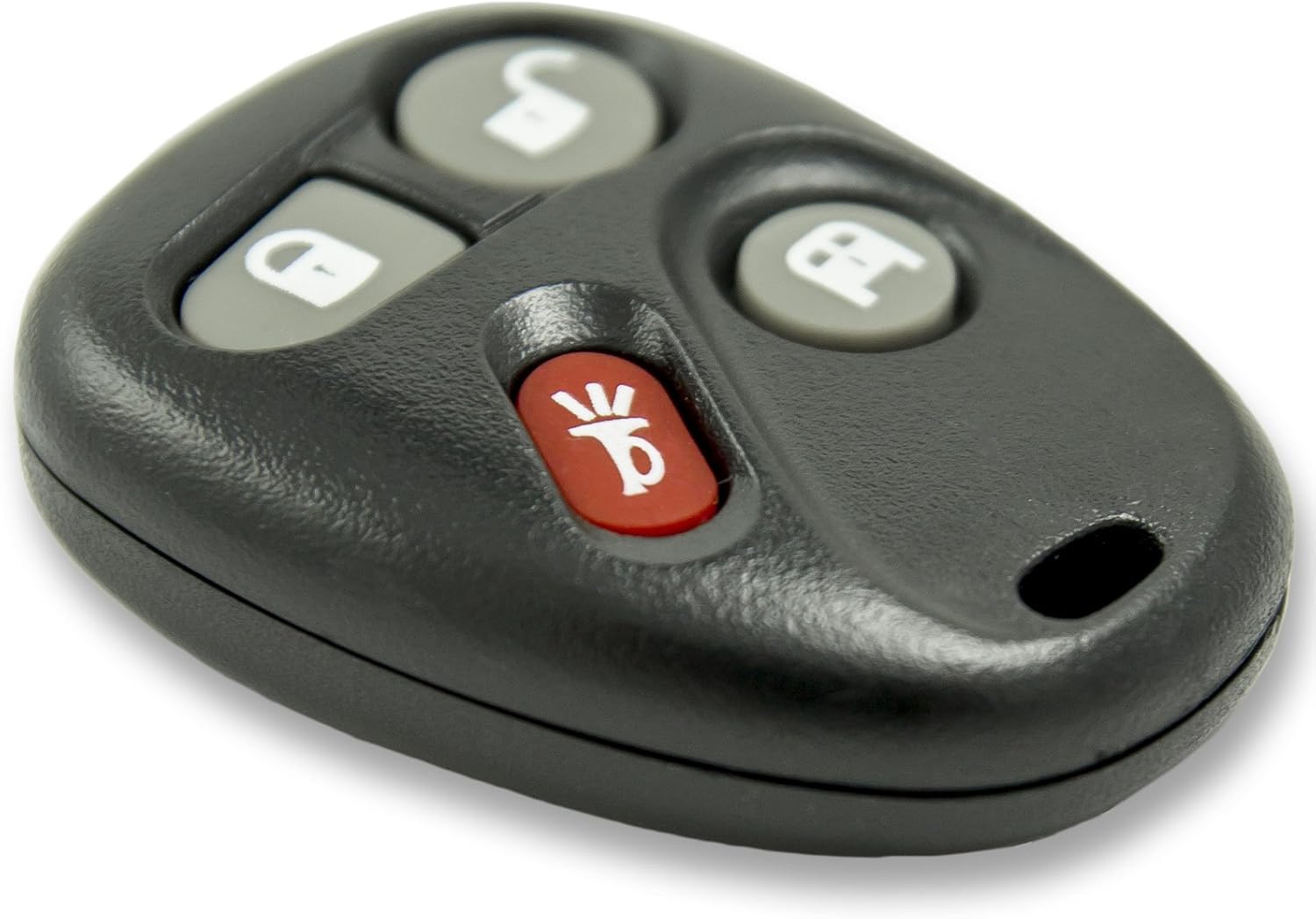 Keyless2Go Replacement for Keyless Entry Car Key Fob Vehicles That Use 4 Button KOBLEAR1XT 15752330 Remote - 2 Pack