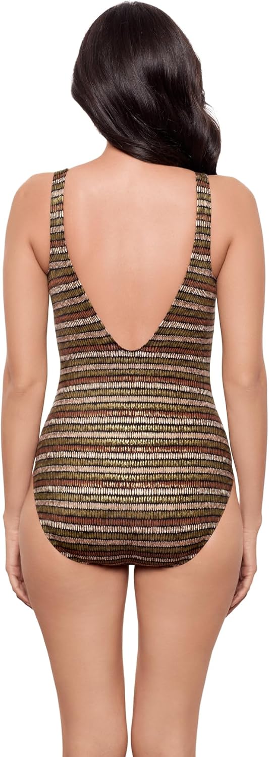 Miraclesuit Women's Swimwear No Static Odyssey Tummy Control Soft Cup One Piece Swimsuit - Image 4