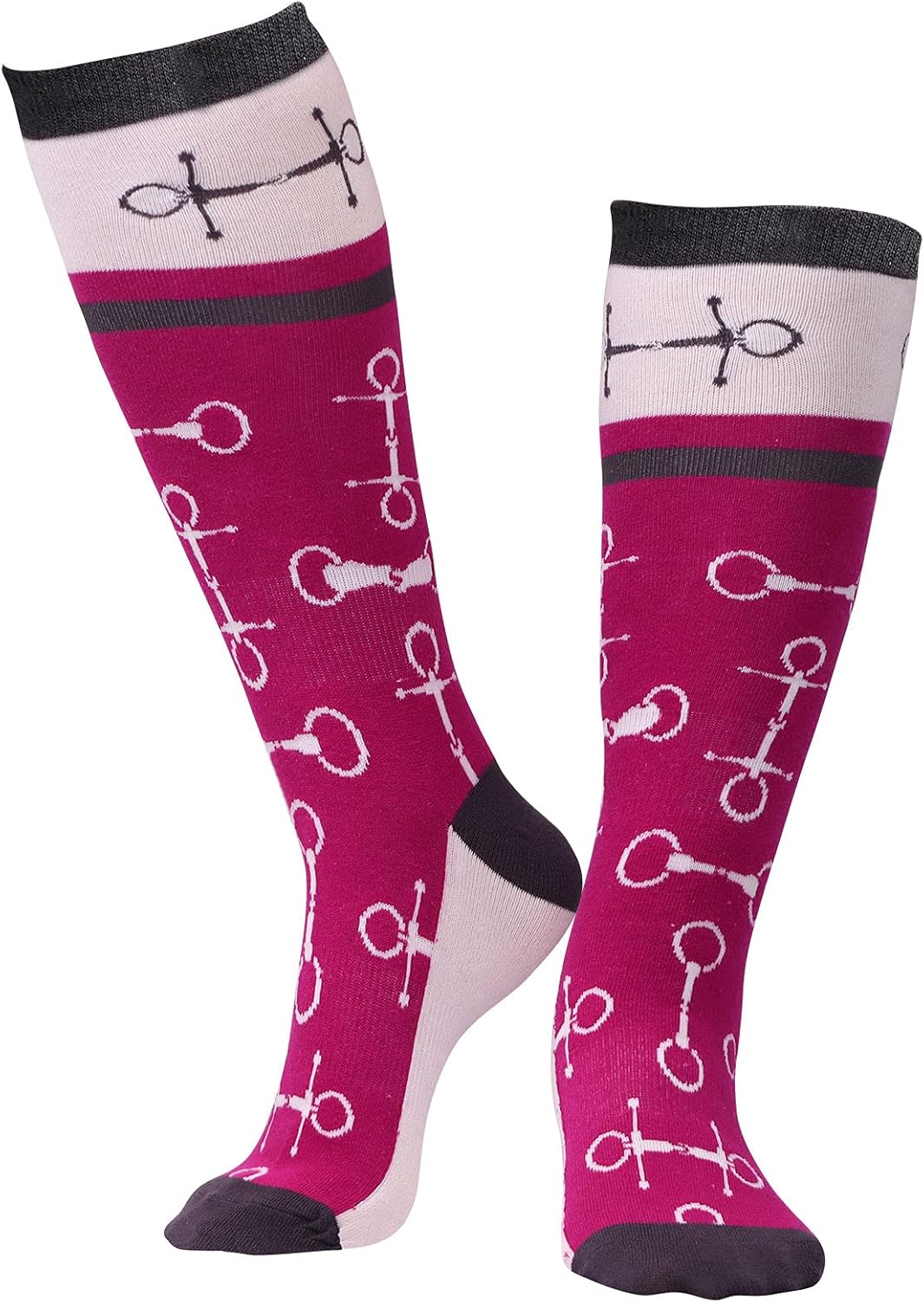 Harrison Howard 3 Pairs Premium Quality Equestrian Riding Socks for Horse Riding &Tall Boot Knee High Socks for Women - Image 7