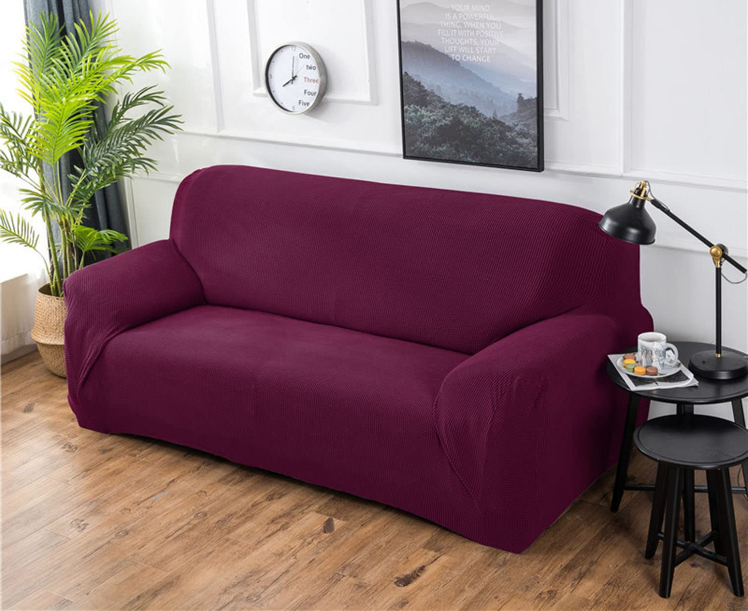 Housse de canapé extensible jacquard pour vos soirées cinéma en famille