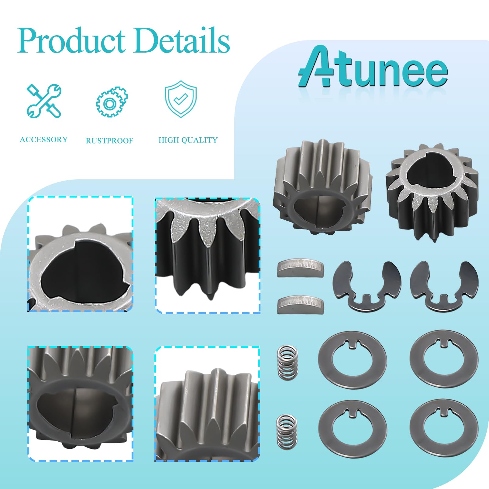 Amazon.com: Atunee 105-3040 Recycler Rear Wheel Gear Kit for