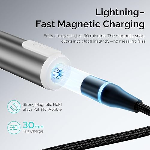 Miniatura 3 de L'UGX Luz ultravioleta de mano para uñas de gel con carga rápida magnética, lámpara LED portátil de alta potencia para esmalte de gel, secadora