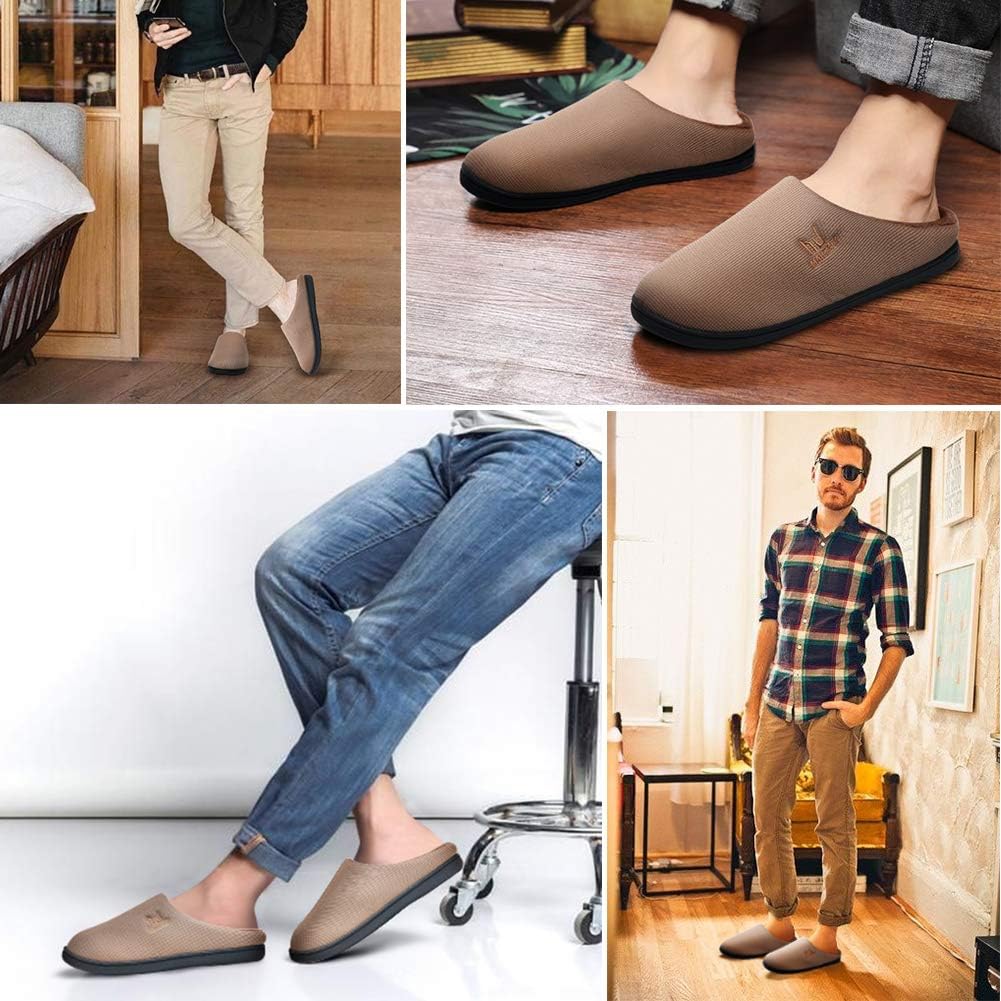 MAIITRIP Men's Memory Foam House Mule 