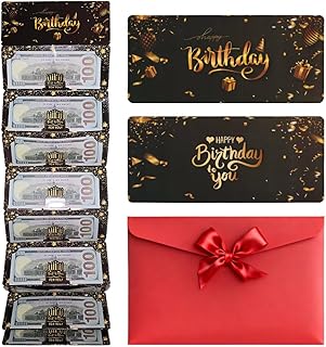 Birthday Money Envelopes For Cash With 10 Slots Cash Gift Card Holders Surprise Xmas Cash Envelope For Boy Girl Women Men Money Fun Merry Birthday Valentine's Day Gifts Ideas