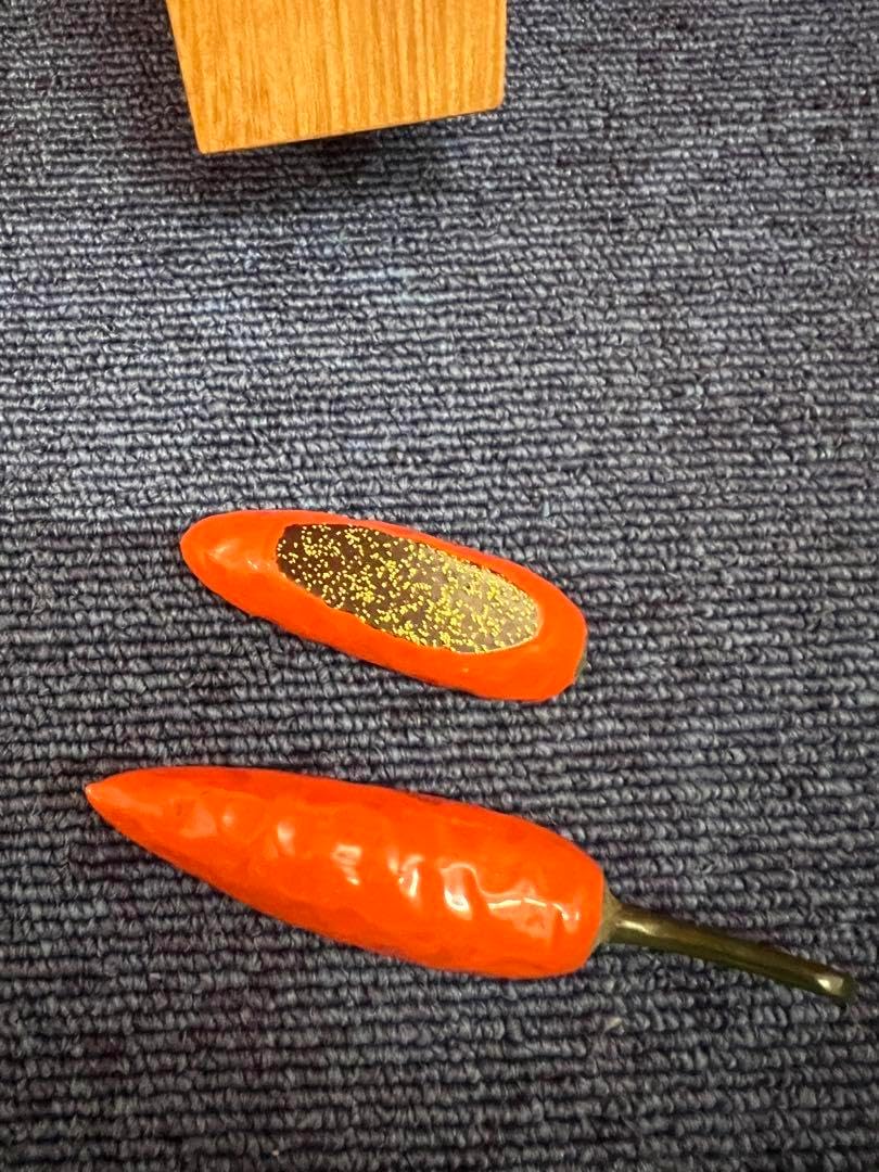 作家物　木彫　唐茄子　内金　香合　共箱　茶道具 作家物木彫唐茄子内金香合共箱茶道具