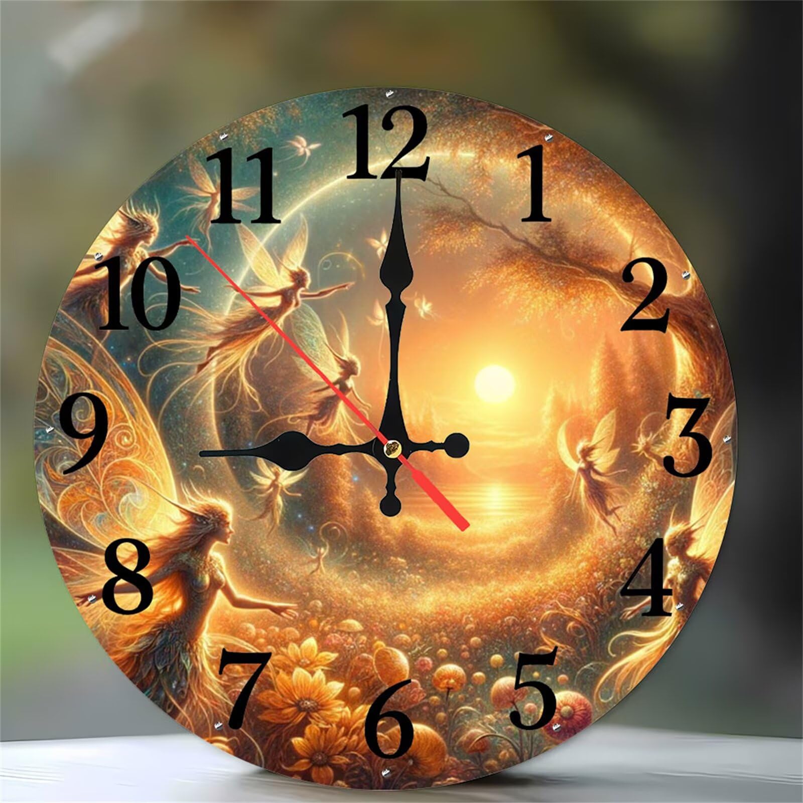 Horloge murale fée pour salon et cuisine : une décoration moderne