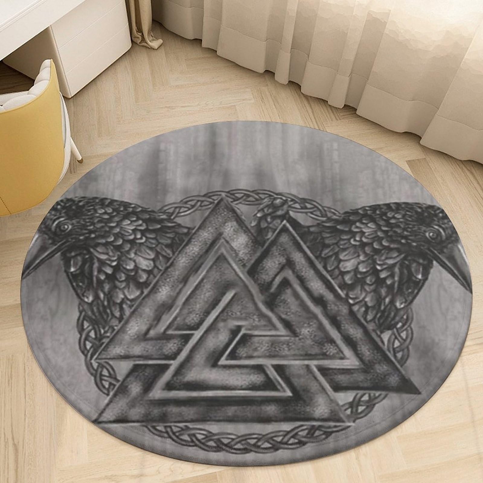 Tapis de protection plancher en bois antidérapants yoga flanelle pour salon et chambre