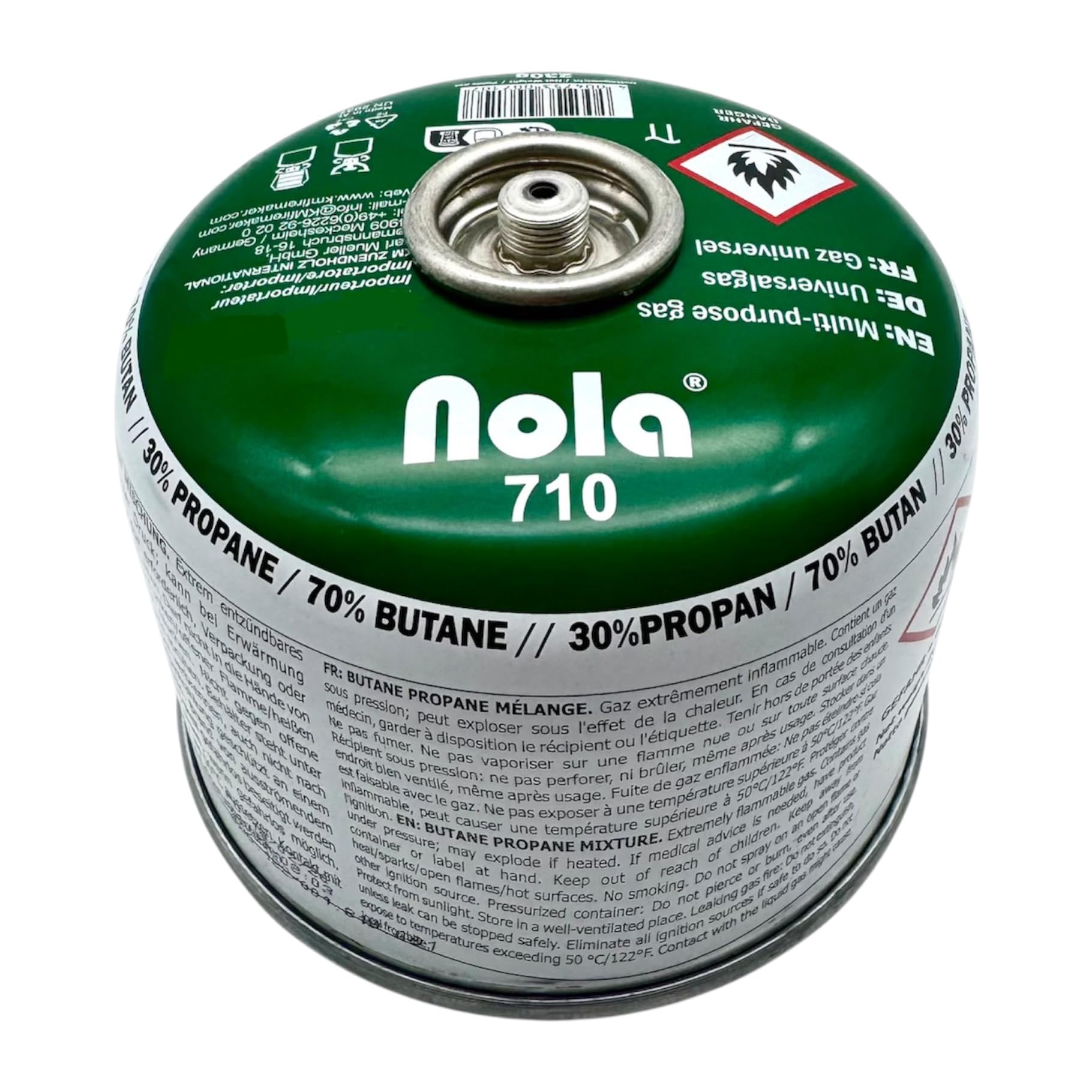 NOLA 8X 230g Gas Propan Butan Campinggas Schraubventil EN 417 Gaskartuschen - Gaskocher Lötbrenner Unkrautbrenner Camping Kartusche Schraubgaskartuschen Schraubventil Gaskartusche (8X 230g Kartusche)