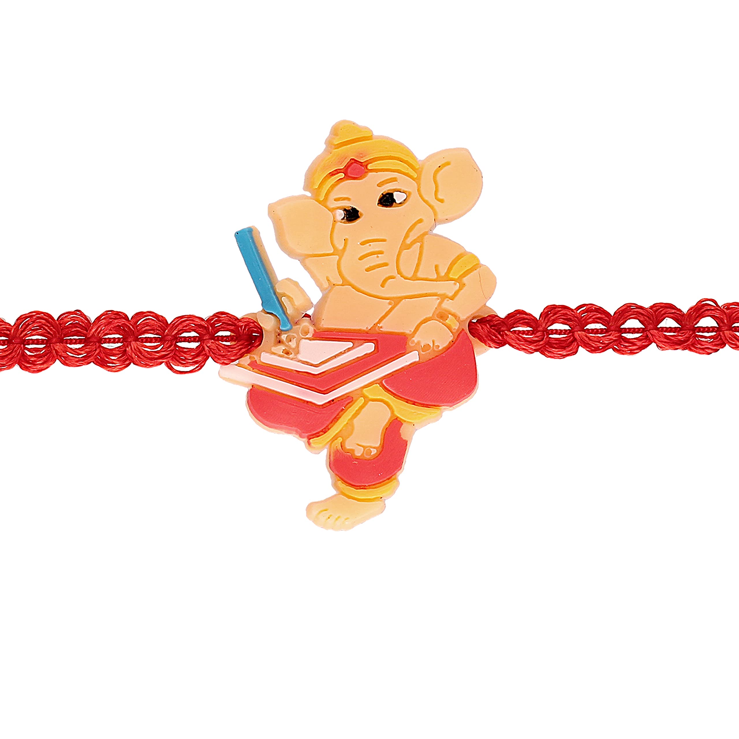 I Jewels Mens Fancy Cartoon Character Bal Ganesha Bhaiya Rakhi With Roli Chawal & Rakshabandhan Card For Bro/Brother/Bhai (R030) (B09793N5YW) Amazon Price History, Amazon Price Tracker