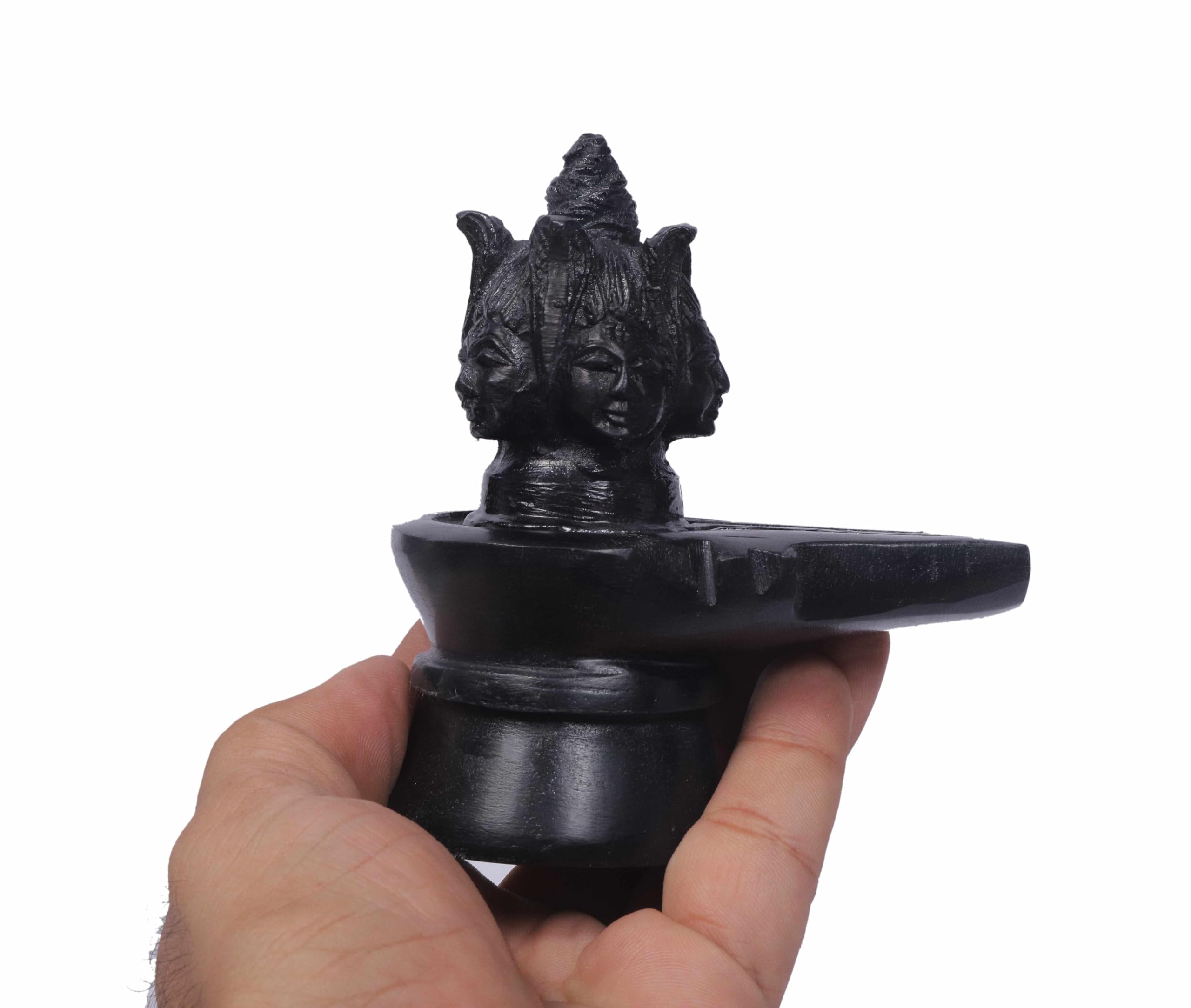Black Marble Shivling - Home Temple Idol -3 Black Marble Shivling - Home Temple Idol -3