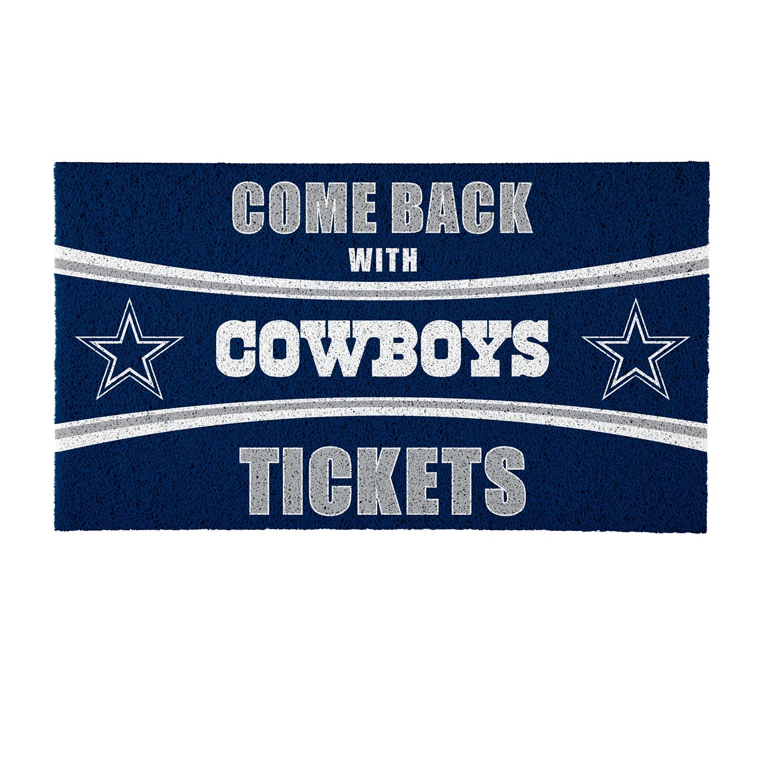 Team Sports America NFL Dallas Cowboys | Indoor and Outdoor Entryway | 28 x 16 Inches | Non Slip Back | Welcome Floor Mats | Muddy Dog Paws | Front Door Entrance Home Décor