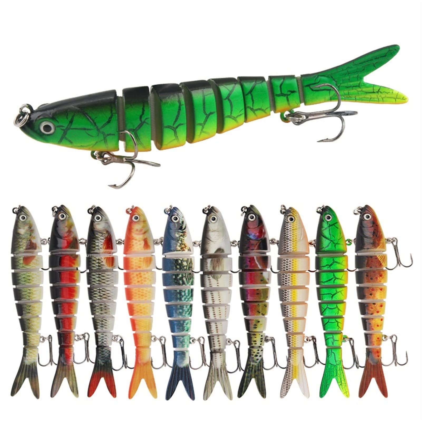 Lot De 4 Leures De Pêche Topwater Haceolhada – Leures Drôles Pour Achigan – Matériel De Pêche