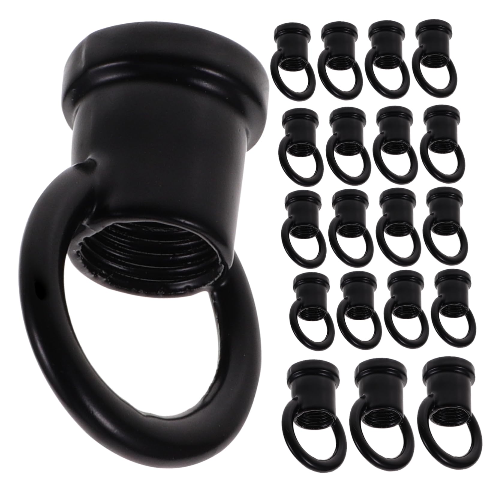 IWOWHERO 20pcs Ceiling Hooks Heavy Duty for Chandeliers Pendant Light Hooks Lamp Ceiling Hanger Eye Nuts Ceiling Hook Parts