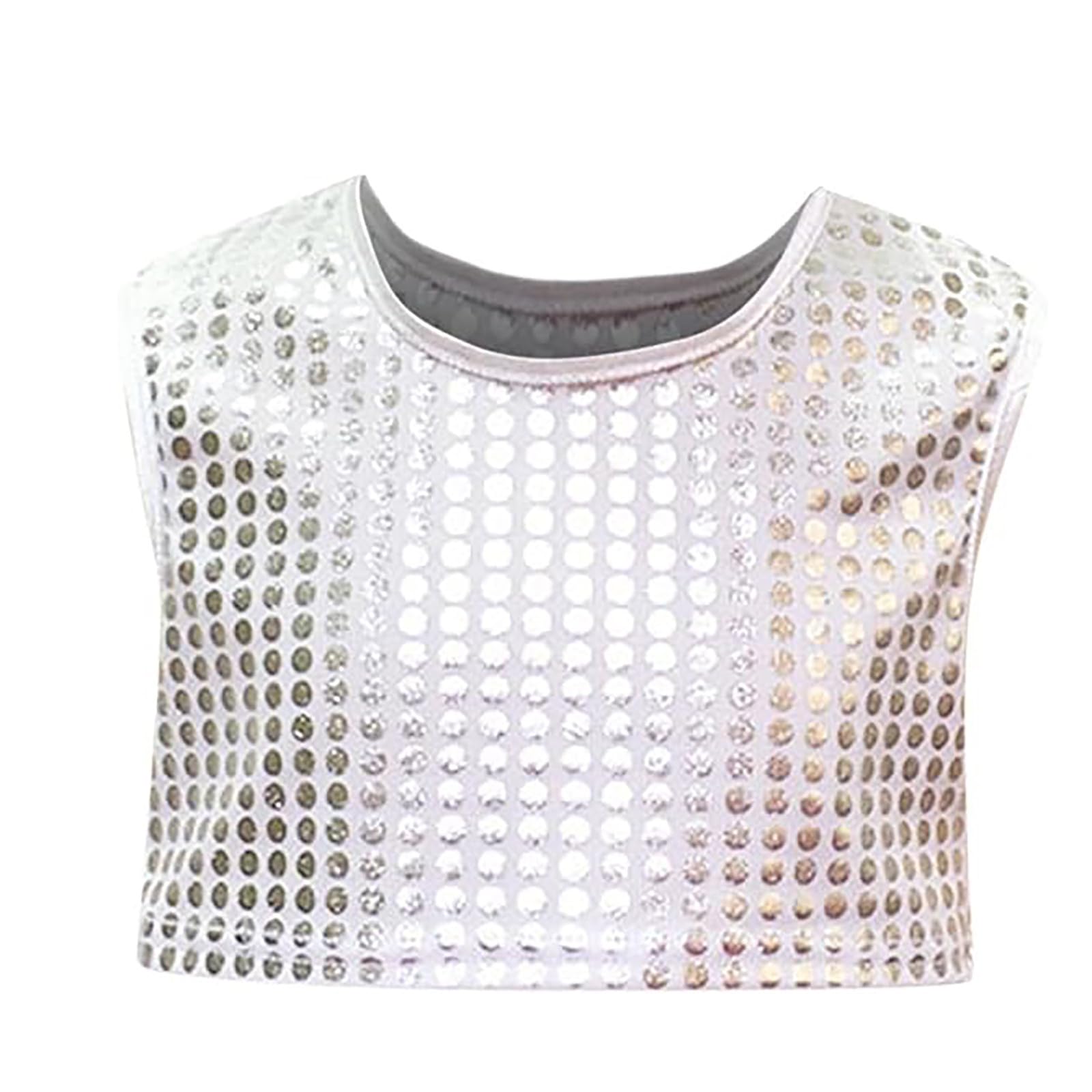 Generisch Cheerleading Performance Top für Mädchen mit Pailletten Design als Tanzweste für Teamauftritte sportliche Aktivitäten