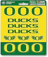 Vista 1 de FANMATS NCAA Unisex-Teen NCAA Mini Decal 12-E2pk