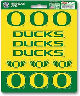FANMATS NCAA Unisex-Teen NCAA Mini Decal 12-E2pk