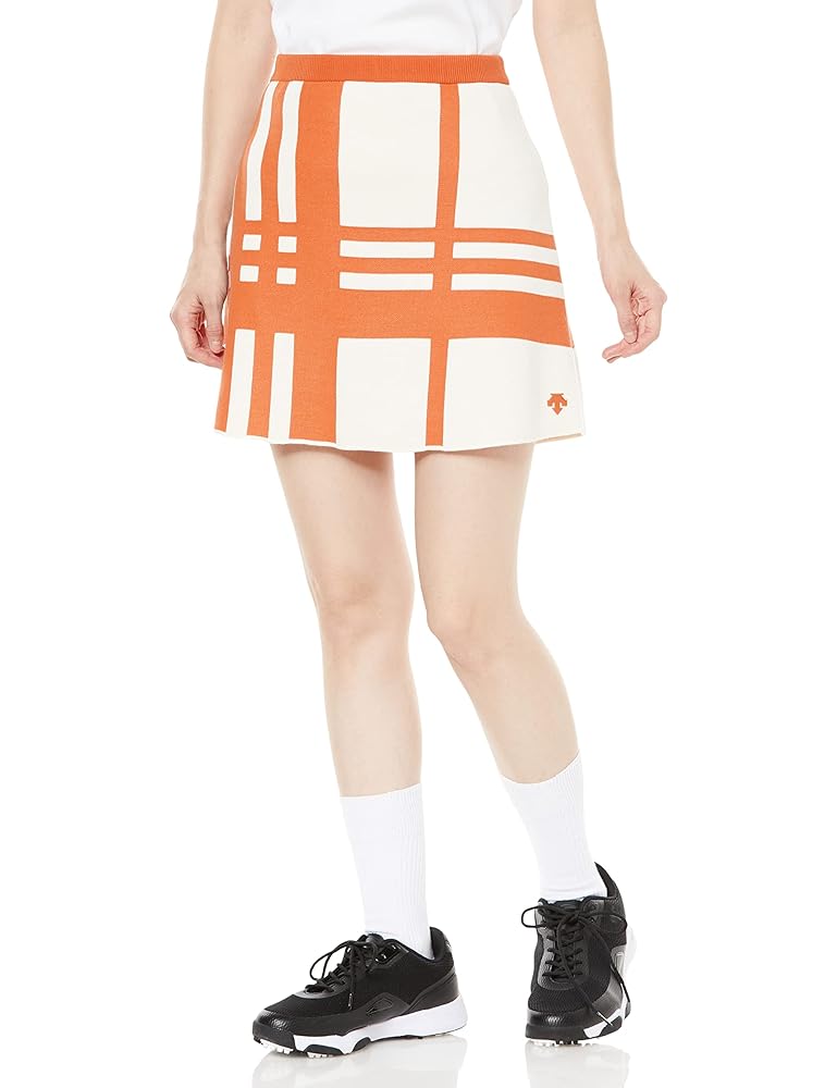 美品♡DESCENTE デサントゴルフ セットアップ ニット スカート チェック Amazon.co.jp: [デサント] 22年秋冬モデル ゴルフ スカート ニット