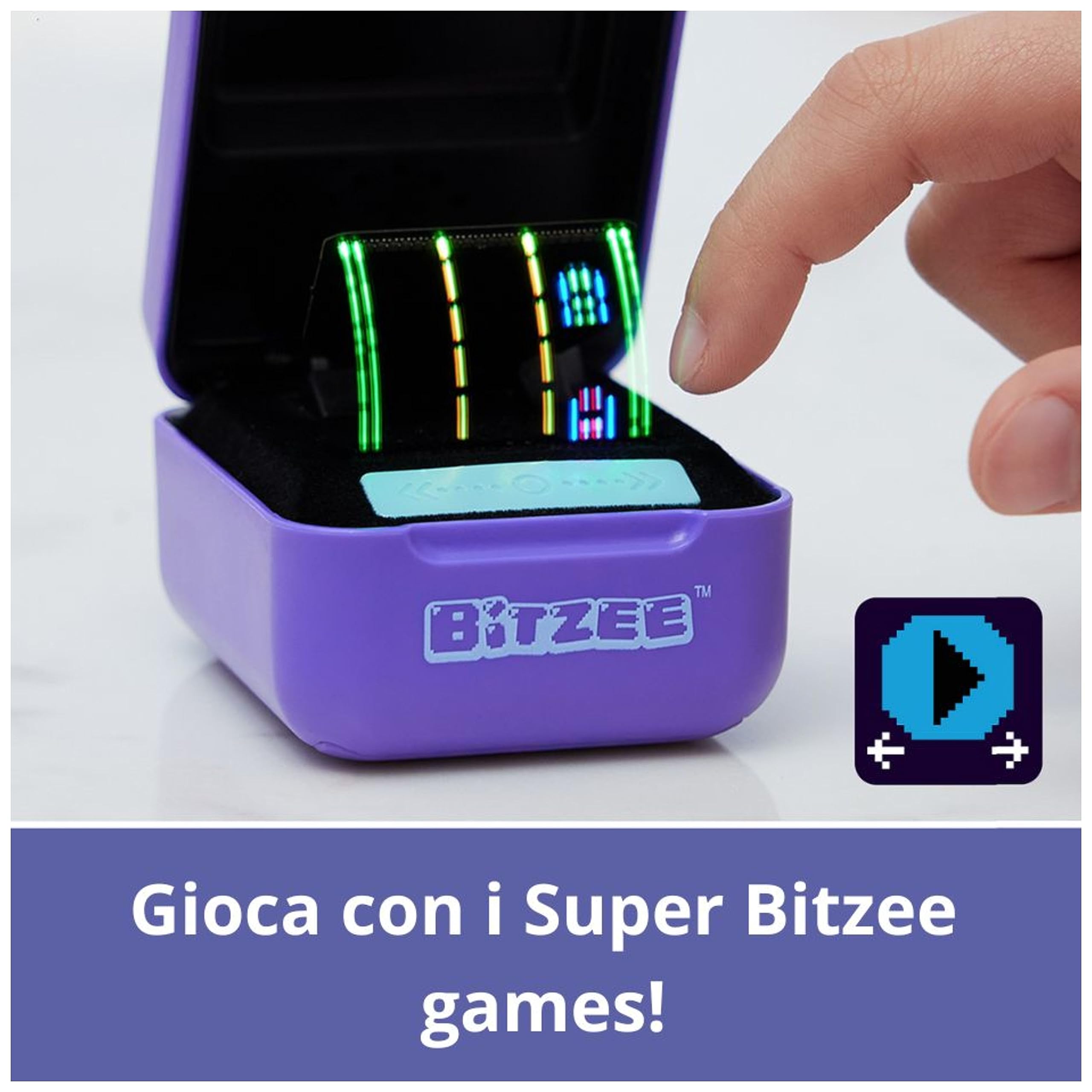Bitzee Viola Cucciolo Digitale Interattivo Animale Elettronico Virtuale 15 Personaggi Collezionabili Giochi Bambini 5+