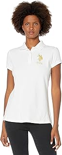 U.S. Polo Assn. Metallic Print Polo Shirt by U.S. Polo Assn.