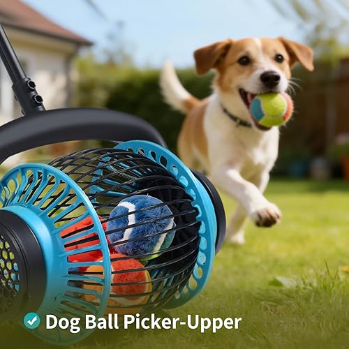 Miniatura 9 de Tolva de pelota de tenis, ligera, fácil de montar, sin doblar, tolva de tenis ajustable de 26 a 51 pulgadas, para uso en interiores y exteriores, 2