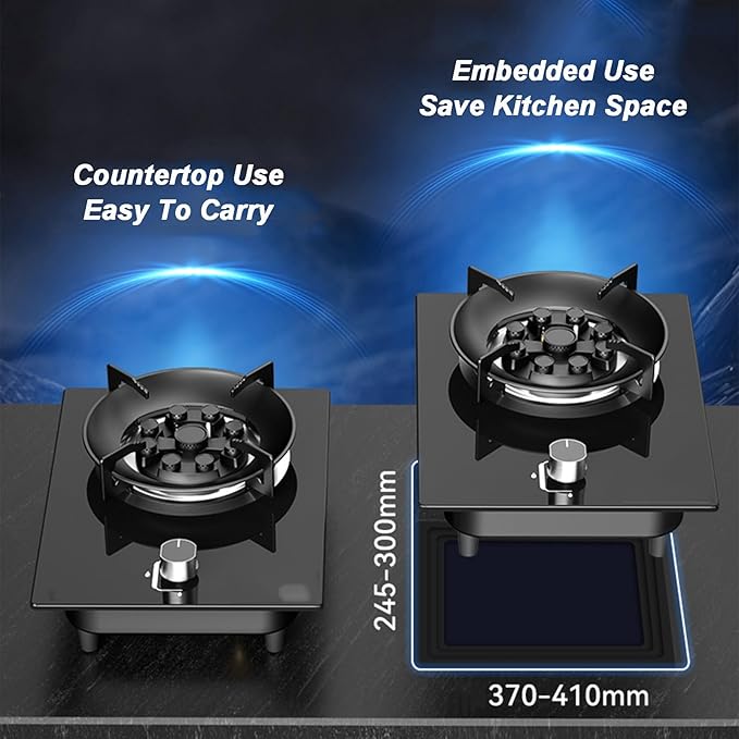 Estufa a Gas 1 Puesto 5.2KW Multigas con Vidrio Templado miniatura 8