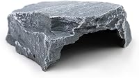 MINYULUA Reptile Cave Resin Basking Platform - Natural Hiding Habitat Shelter for Turtles, Lizards, Geckos & Small Pets