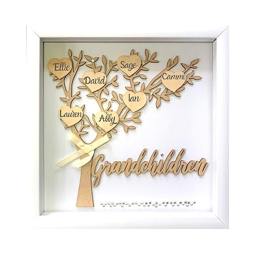 Tasse Verre 12x12 Grandchildren Shadow Box Kit - Family Tree
