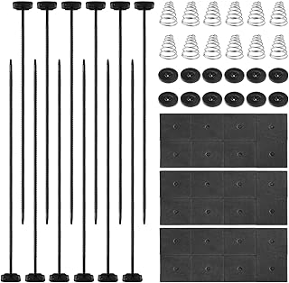 3 Sets/60pcs Car Fan Mounting Kit, Radiator Cooling Fan Mounting Kit Electric Cooling Fan Mounting Kit Universal Transmission Cooler Installation Kit for Car Vehicle