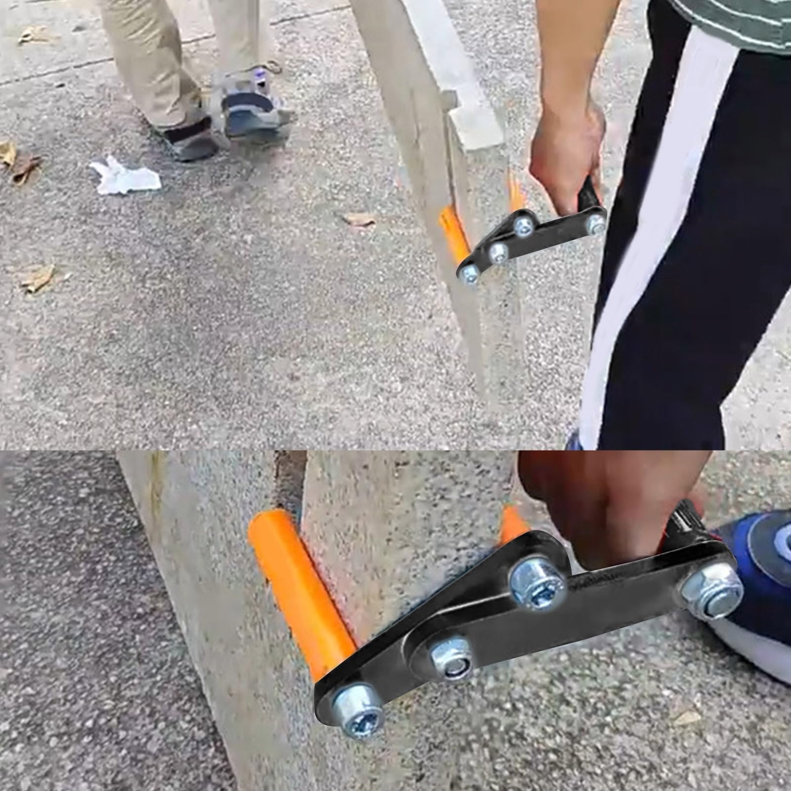 Sollevatore portatile in 2 pezzi per una facile maneggevolezza di cartongesso, pannelli di legno, supporti per cartongesso, adatto per strumenti professionali fai da te
