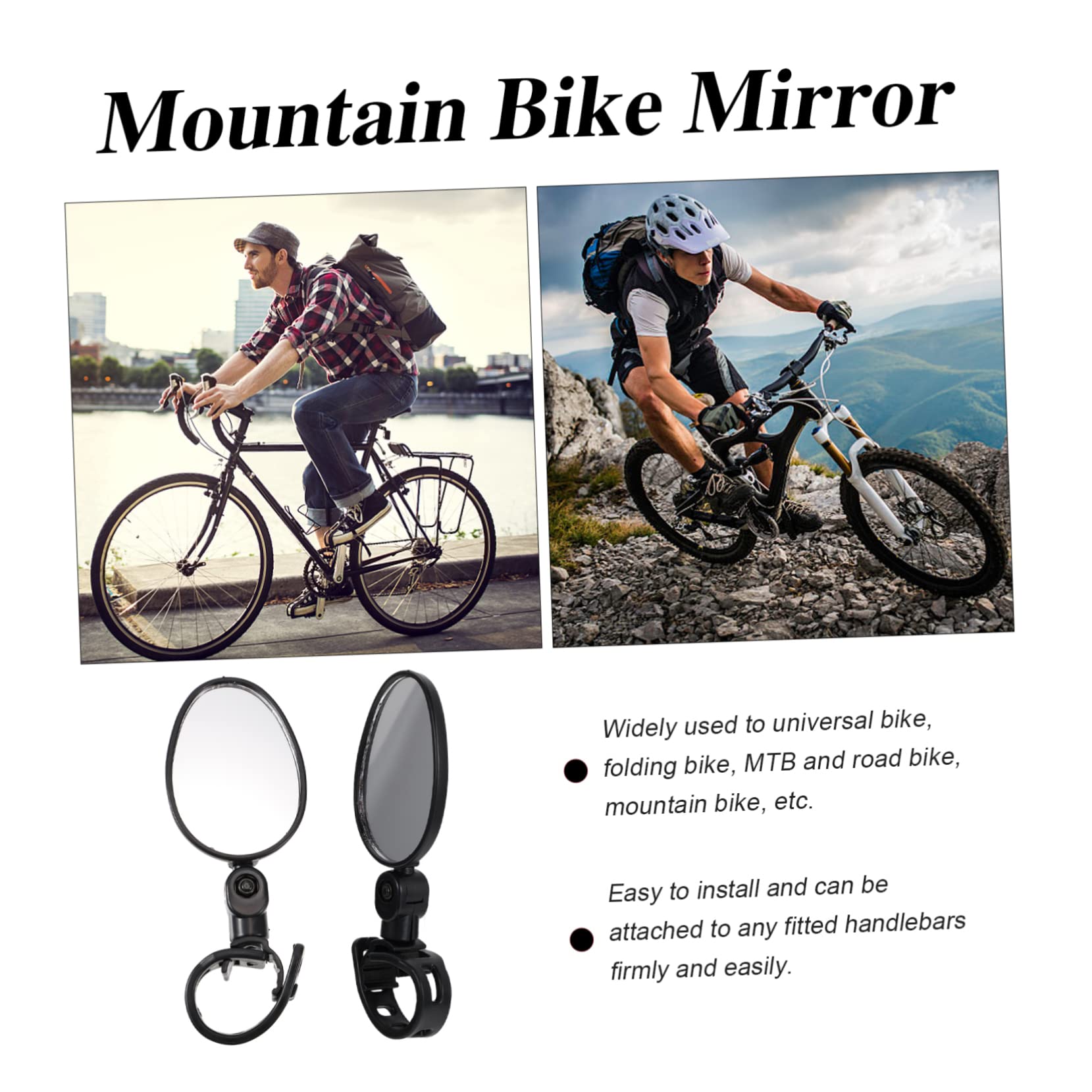bicycle mirror gloves ROCKBROS Mountain Bike Shock Absorption Half-finger Reflective Gloves-S227, 2XL Discover the S403 minimalist half finger cycling gloves with seamless fingertips Cycling Gloves Wrist Rear View