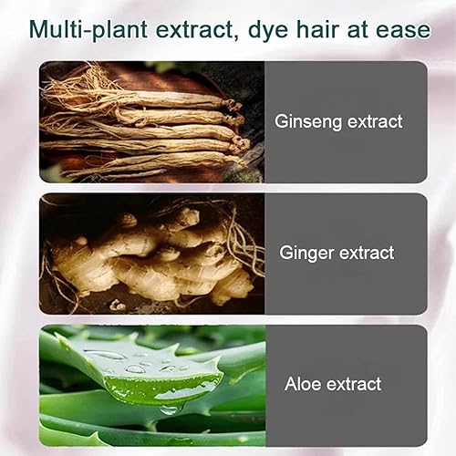 Miniatura 6 de Tinte natural para el cabello, nuevo tinte botánico de burbujas, tinte natural para cabello gris, extracto de planta puro para cabello gris, tinte
