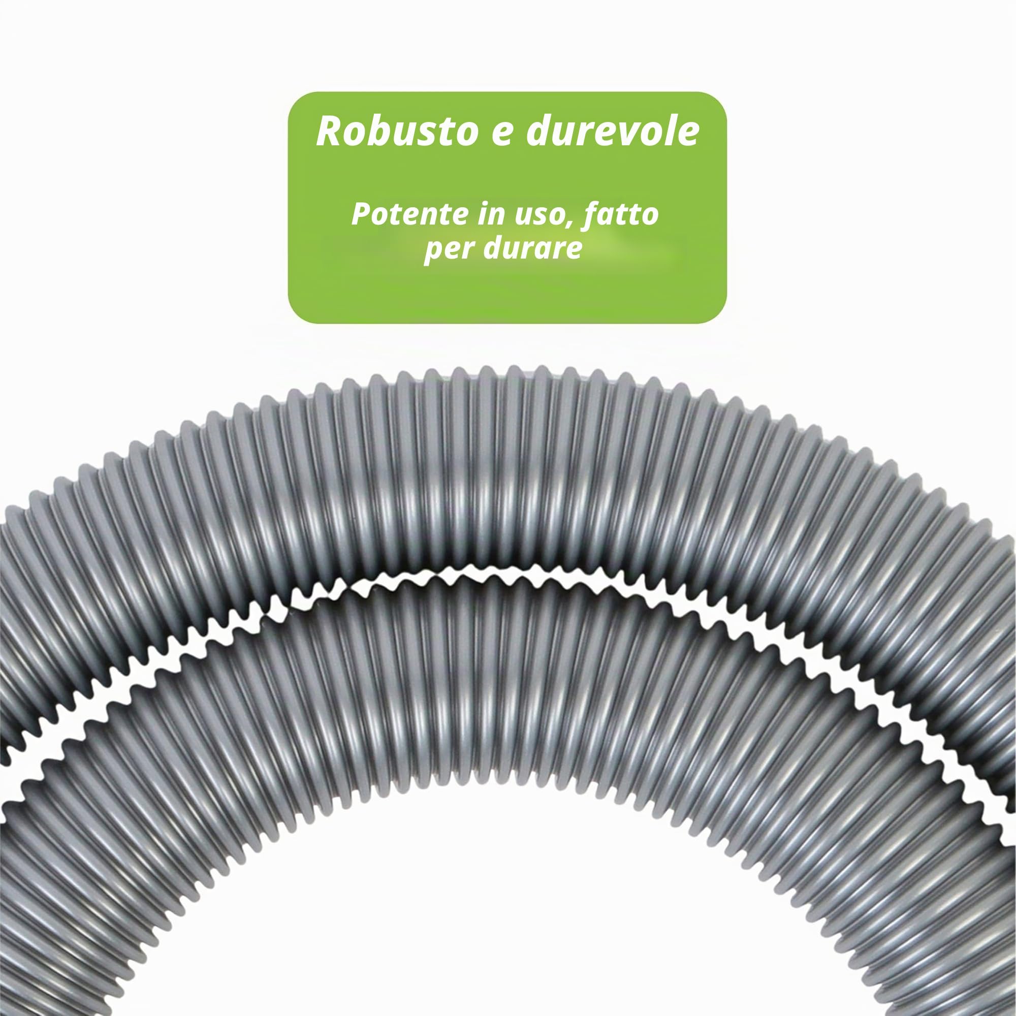 Tubo flessibile per aspirapolvere adatto per Miele S300-S356i e tipo S400-S456i, ad esempio S311i, S312i, S356i, S381i, S424i e altri – Tubo di aspirazione di ricambio