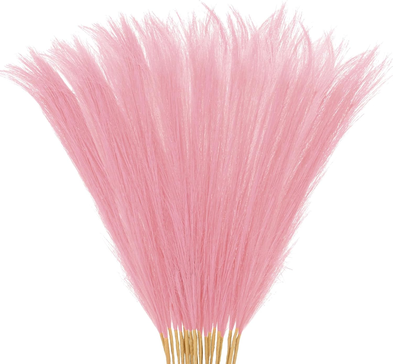 Dark Pink Artificial Pampas Grass Bundle – 20 Pack