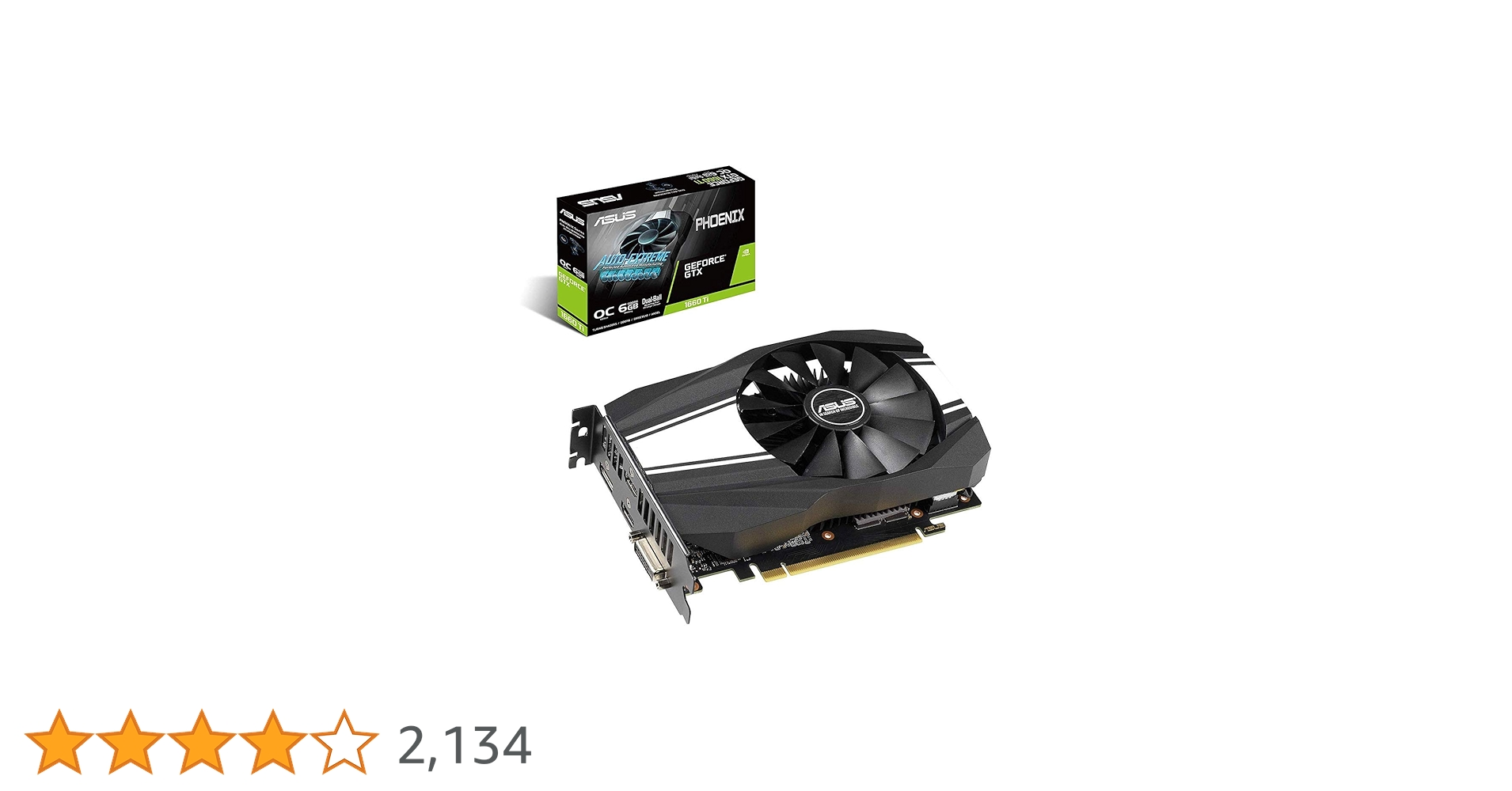 Amazon | ASUS NVIDIA GTX 1660Ti 搭載 デュアルボールベアリング