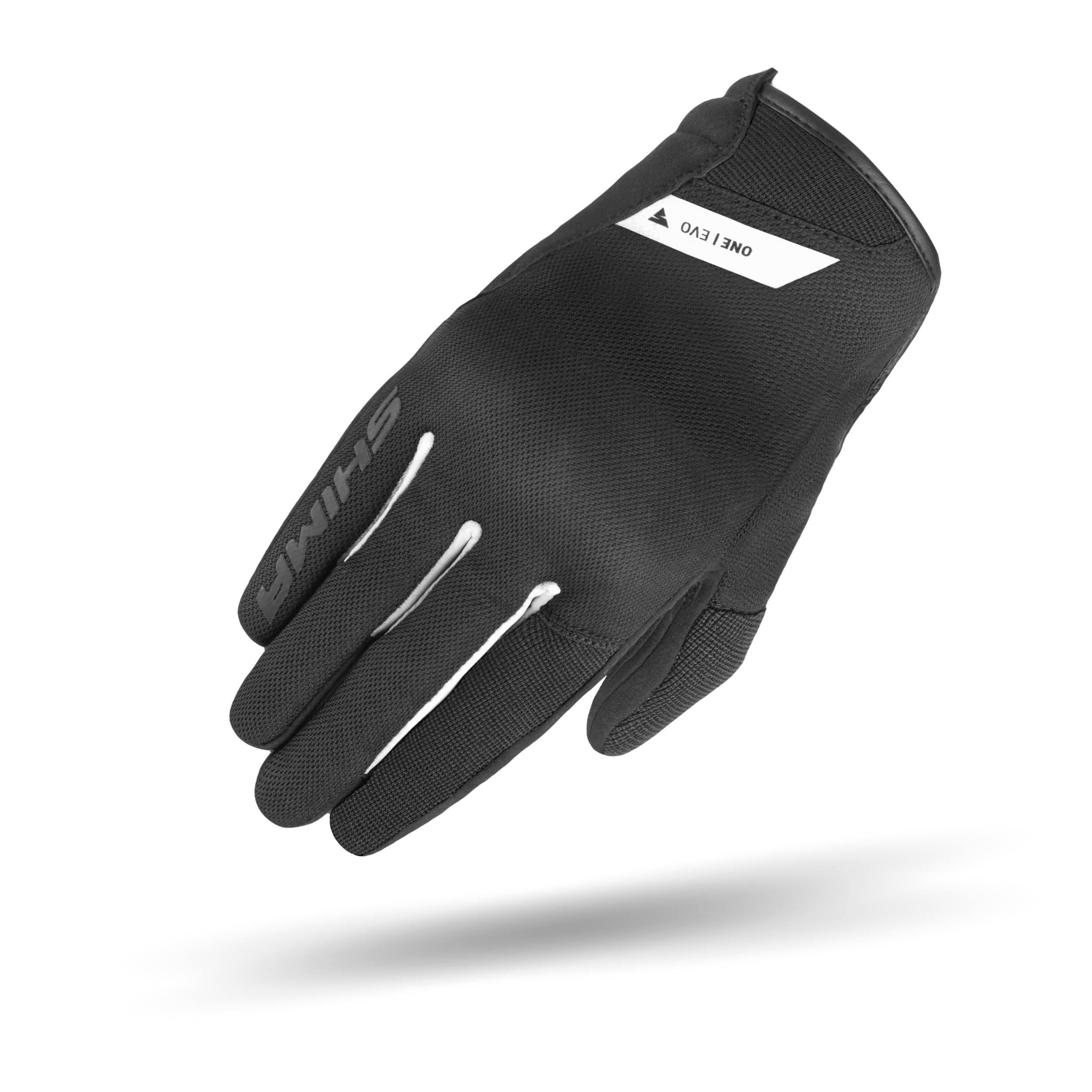 SHIMA ONE EVO Motorbike Gloves Men Textile Short Summer Biker Armoured Protectors Motorcycle Perforated Ventilated Reinforced Motorsport Glove Lightweight Motocross Motorbikes (Mens, White, S)