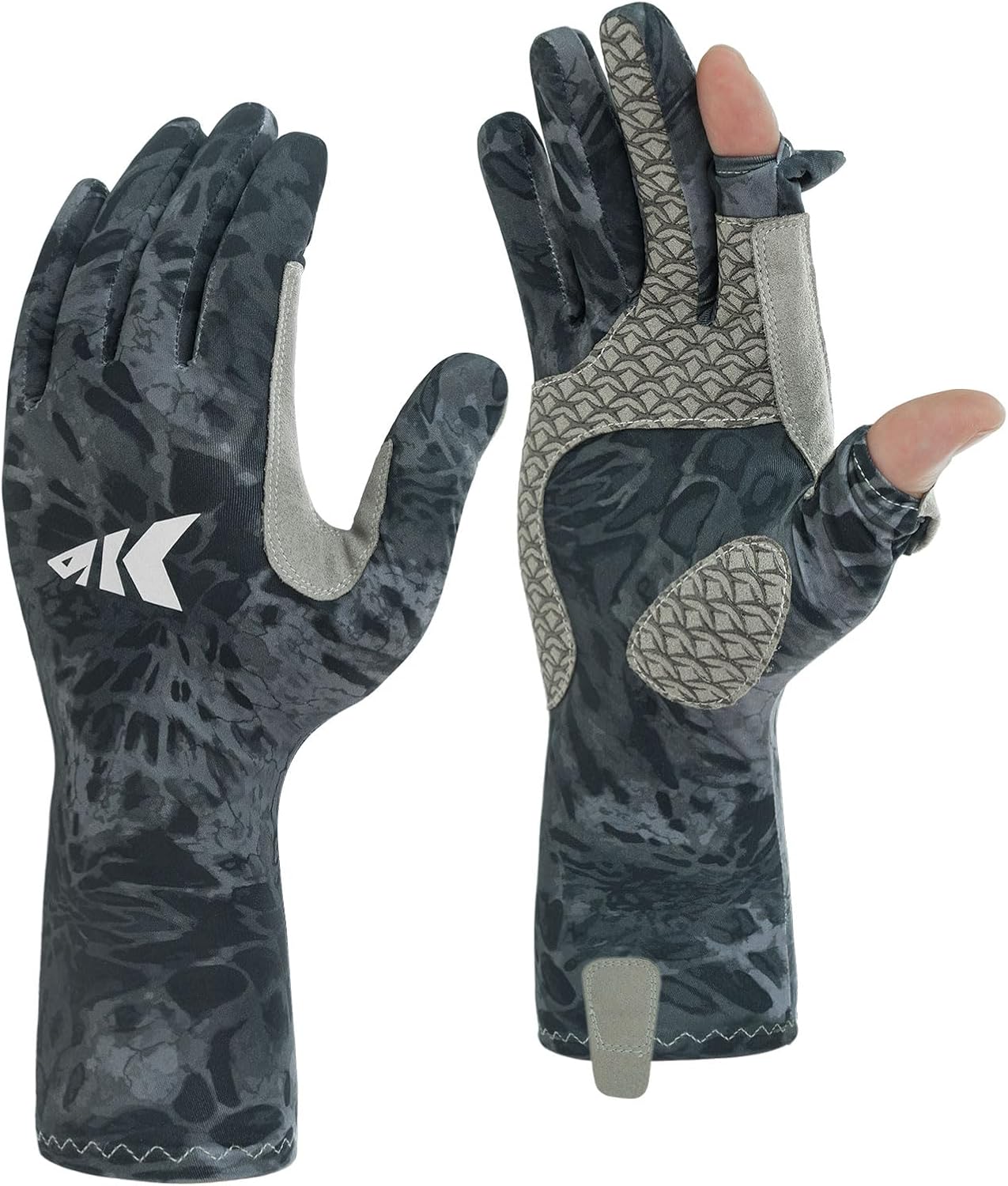 KastKing Sol Armis Pro Full Finger UPF50+Fishing Gloves Men Women | Quick-Dry, Cooling, Lightweight & Breathable, Full Finger Sun Protection Gloves Men Women