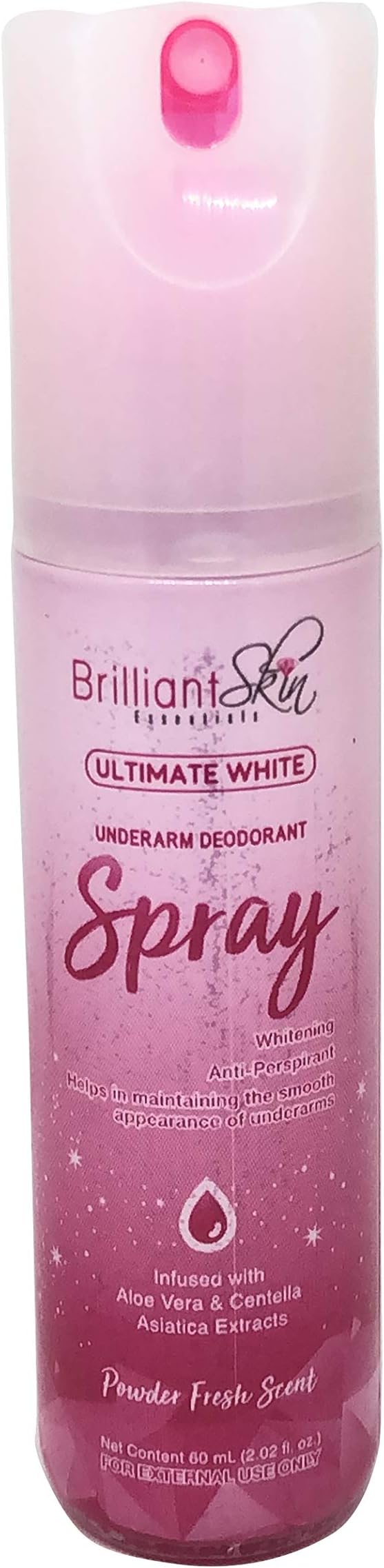 Ultimate White Under Arm Deodorant Spray