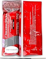 Vista 5 de Varillas de incienso de carbón más exótico de 7 pulgadas de Coco Mango. Aproximadamente 85 a 100 varillas por paquete, longitud de 7 pulgadas, cada