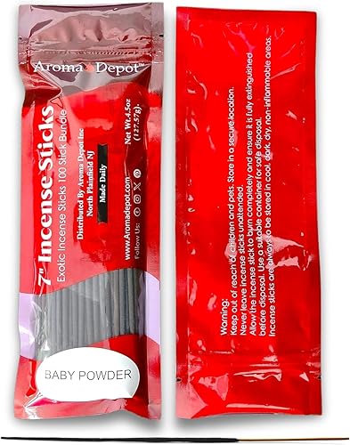 Miniatura 5 de Varillas de incienso de carbón más exótico de 7 pulgadas de Coco Mango. Aproximadamente 85 a 100 varillas por paquete, longitud de 7 pulgadas, cada