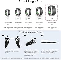 OBEST Okosgyűrű Fitness Tracker Szívritmus Véroxigén Alvásmonitor IP68 Vízálló 7