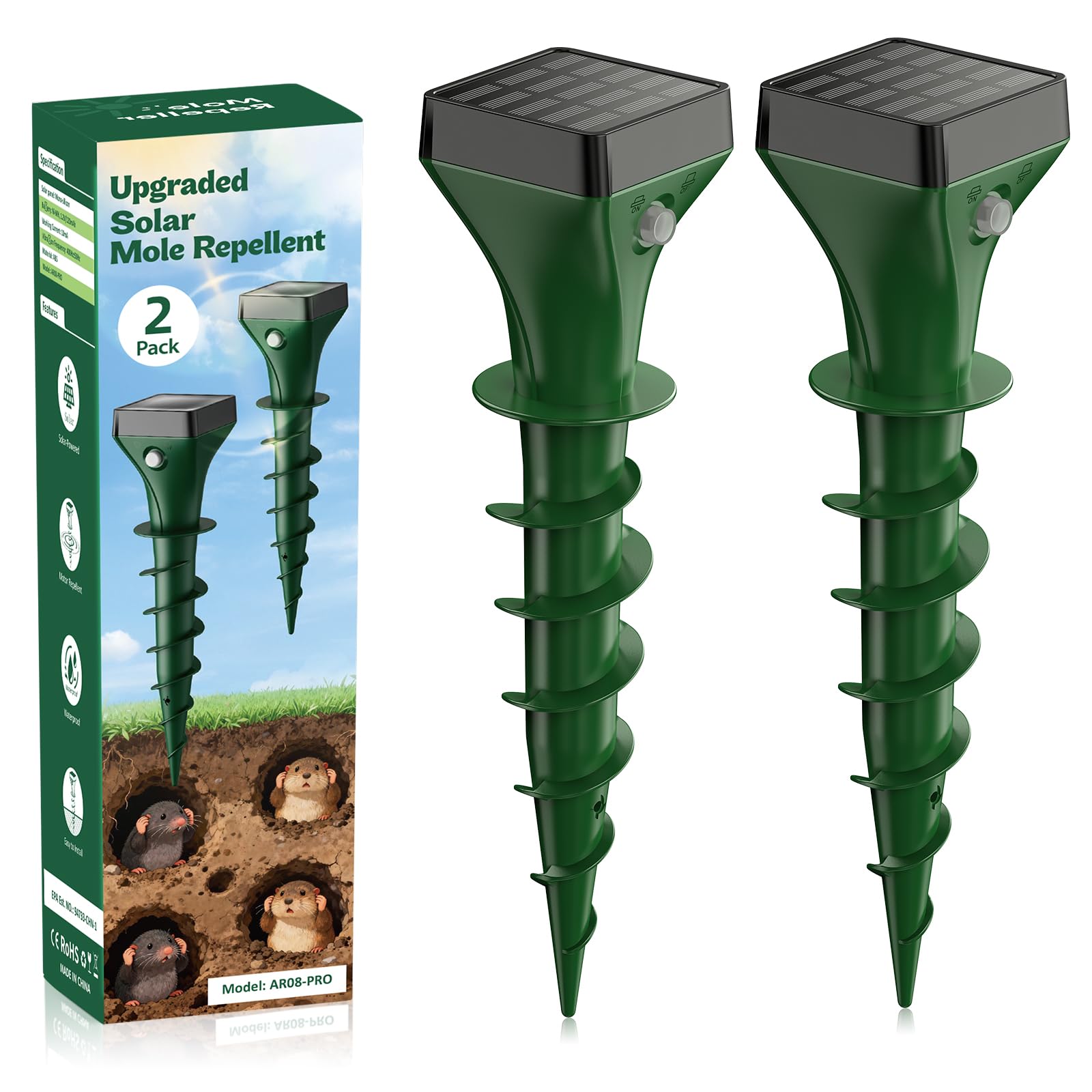 anti taupe solaire 2 pièces